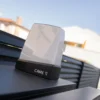 CAME KRX1FXSW: Univerzálny biely LED maják s anténou (24V - 230V)